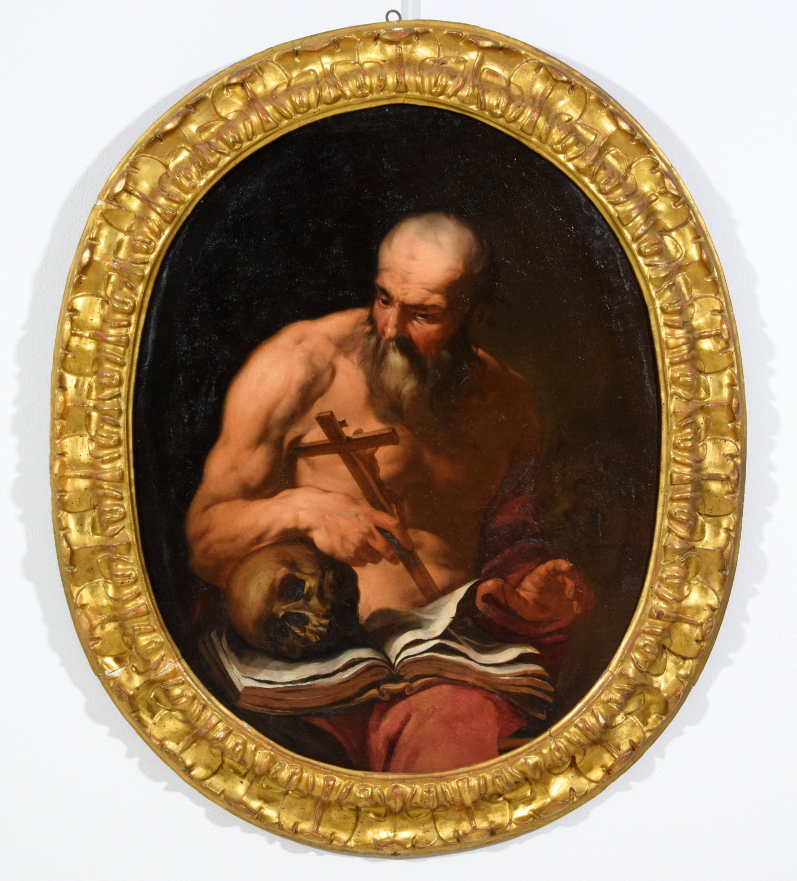 Antonio Zanchi (1631 – 1722), San Jerónimo penitente, óleo sobre lienzo